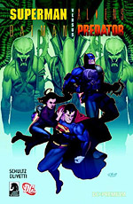 Superman Batman versus Aliens Predator